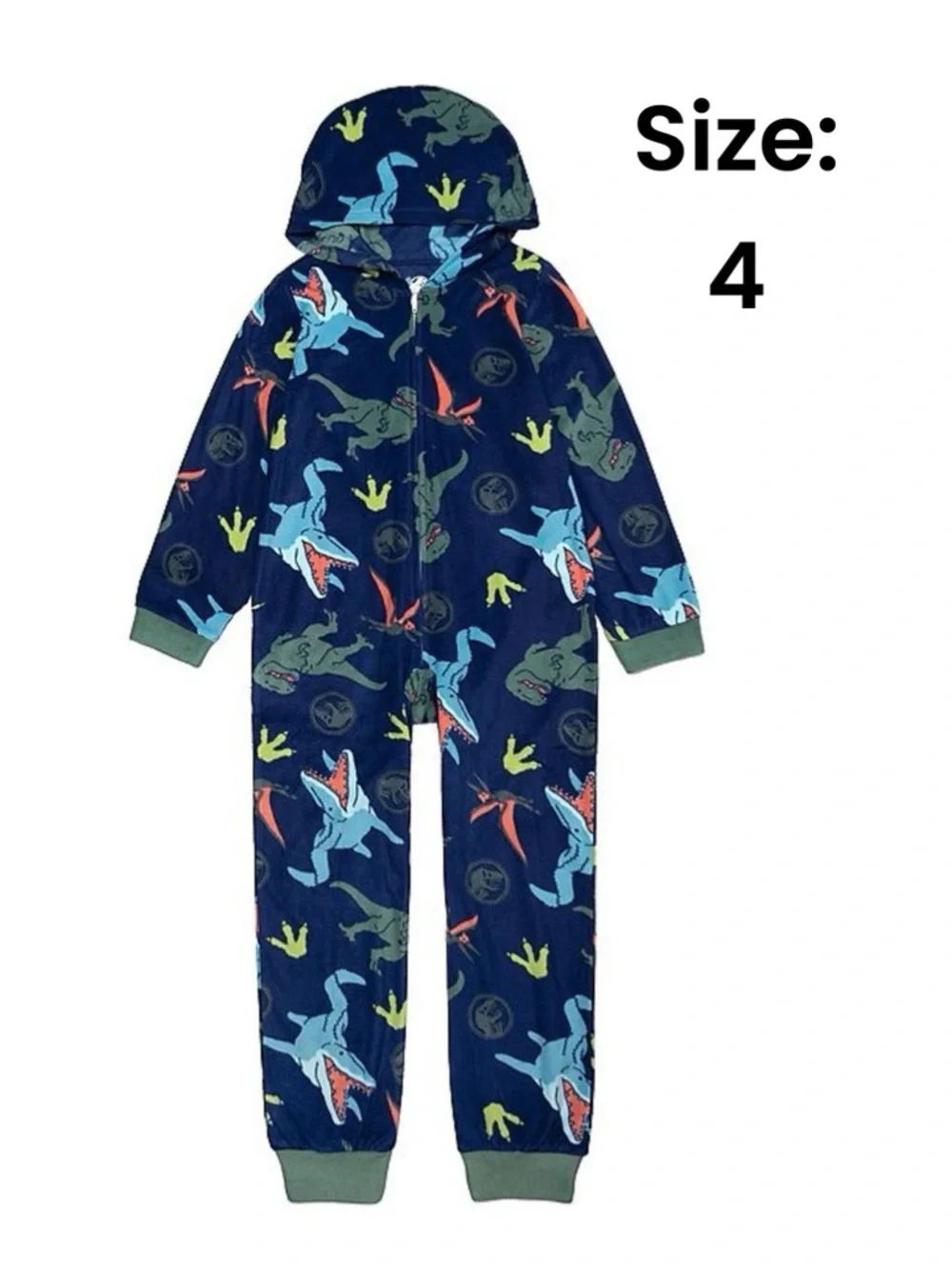 Jurassic World Dinosaurs Onesie Pajamas